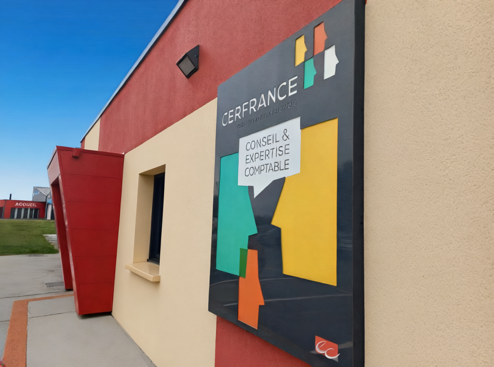 Desk d'accueil de Cerfrance Orne. Venez à notre rencontre !